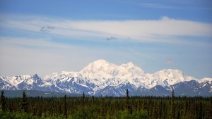 Mt McKinley on the way to Denali