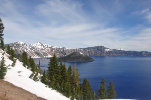 The lake from Crater lake lodges