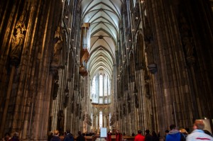 Inside Cologne cathedral