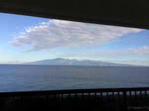 Island of Molokai from our room