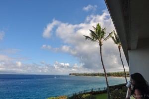 View from our patio in Kaanapali