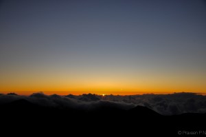 Sunrise at Haleakela