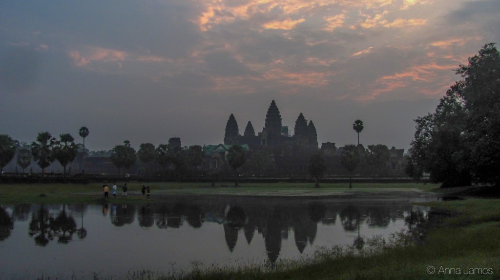 Cliched Angkor Wat sunrise shot