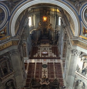 Main alter from the cupola