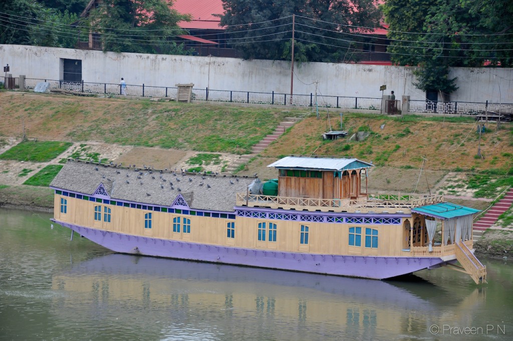 Houseboat on Jhelum river