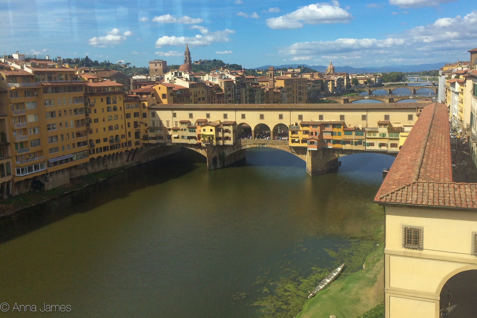 Ponte Vecchio from Uffizi gallery