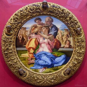 Michelangelo's painting Tondo Doni