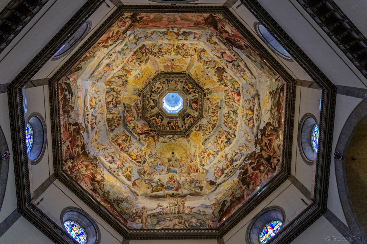 Frescos in the dome of Santa Maria del Fiore