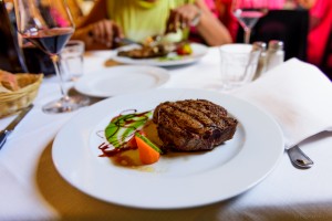 Florentine steak at Trattoria 4 Leoni