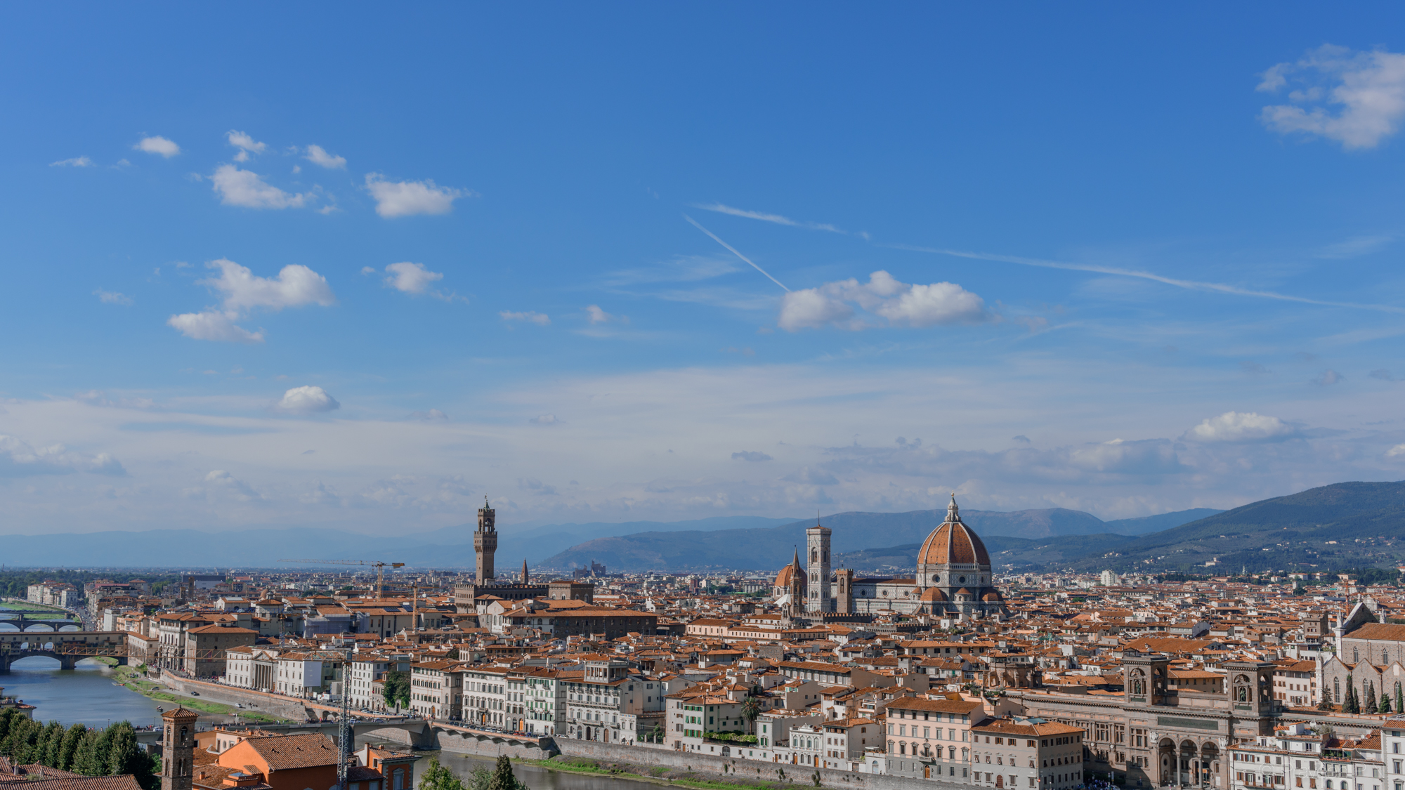 Florence skyline from Piazza del Michelangelo