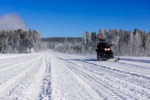 Snowmobiling in Yellowstone